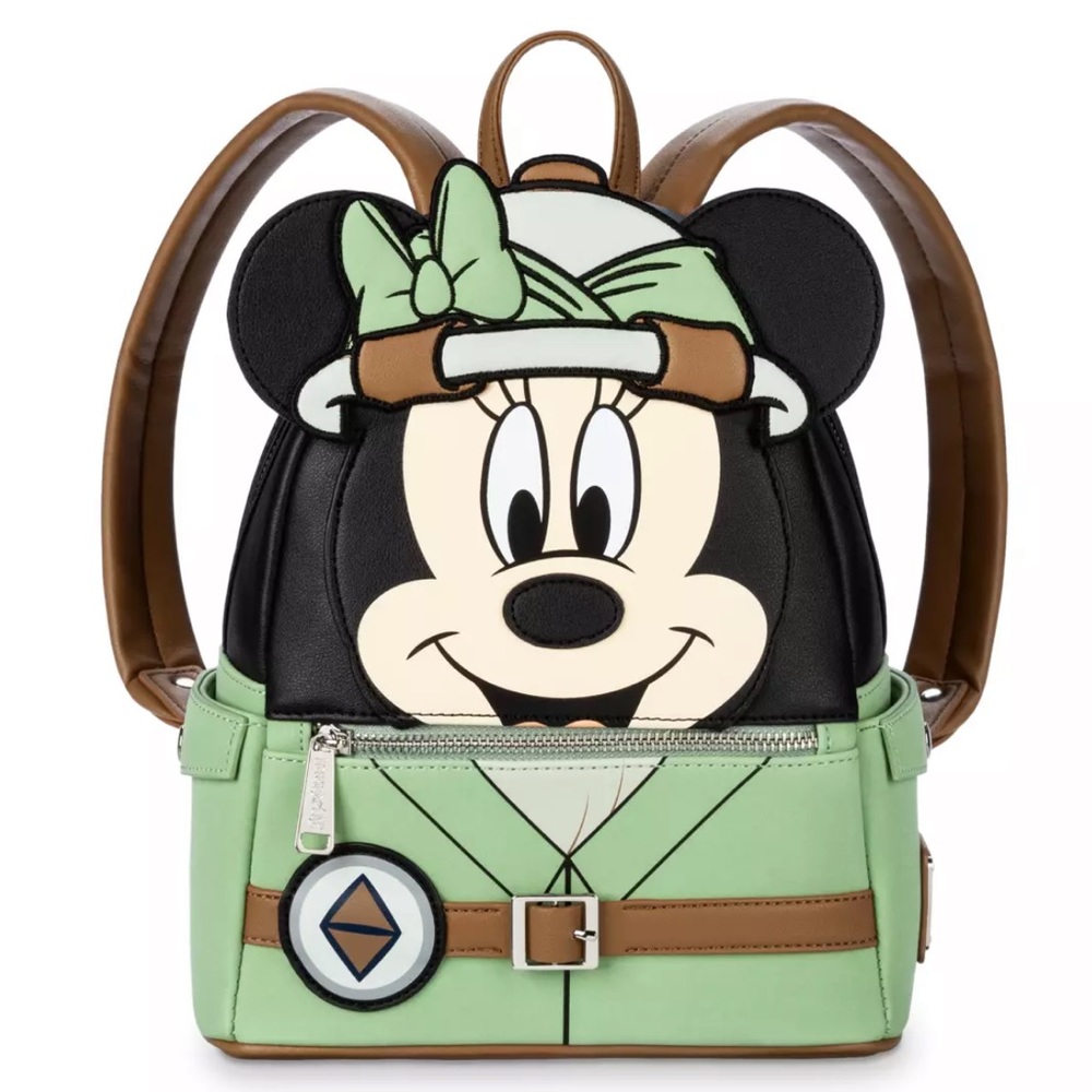 Disney Parks Loungefly Safari Minnie Mouse Mini Backpack - Animal Kingdom